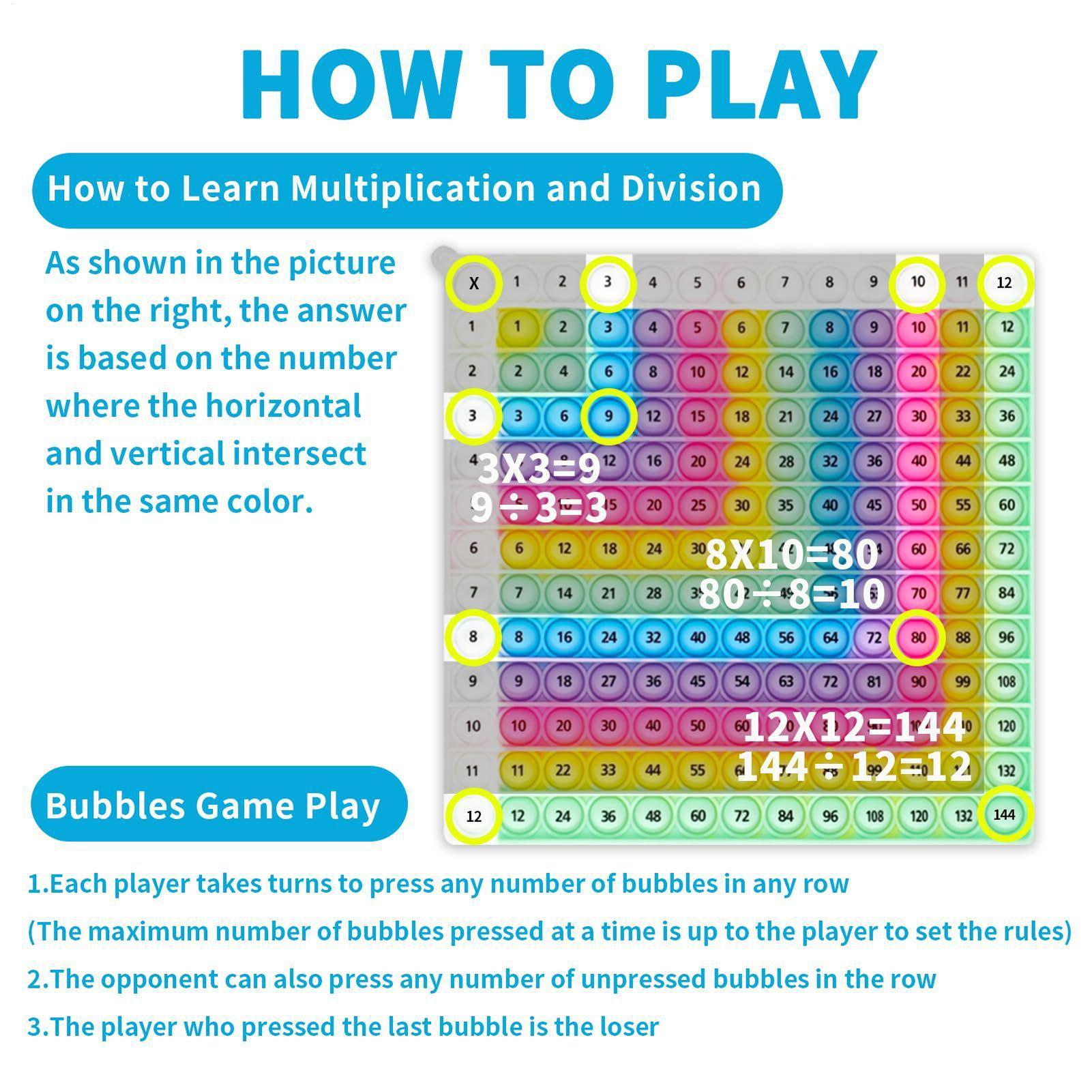 Multiplication Push Button Boa - Board Game For Kids recension och pris