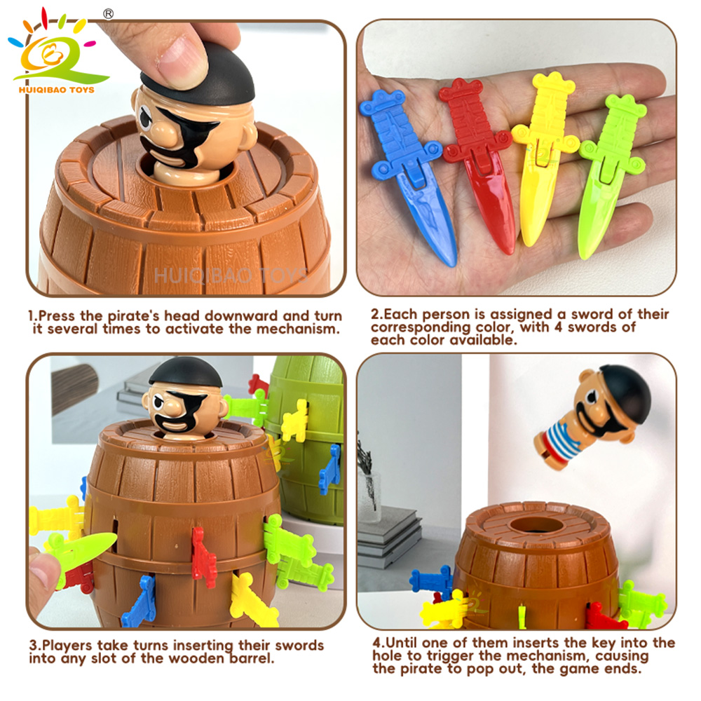 Dinosaur Pirate Bucket Toy Luc - Board Game Pirates recension och pris