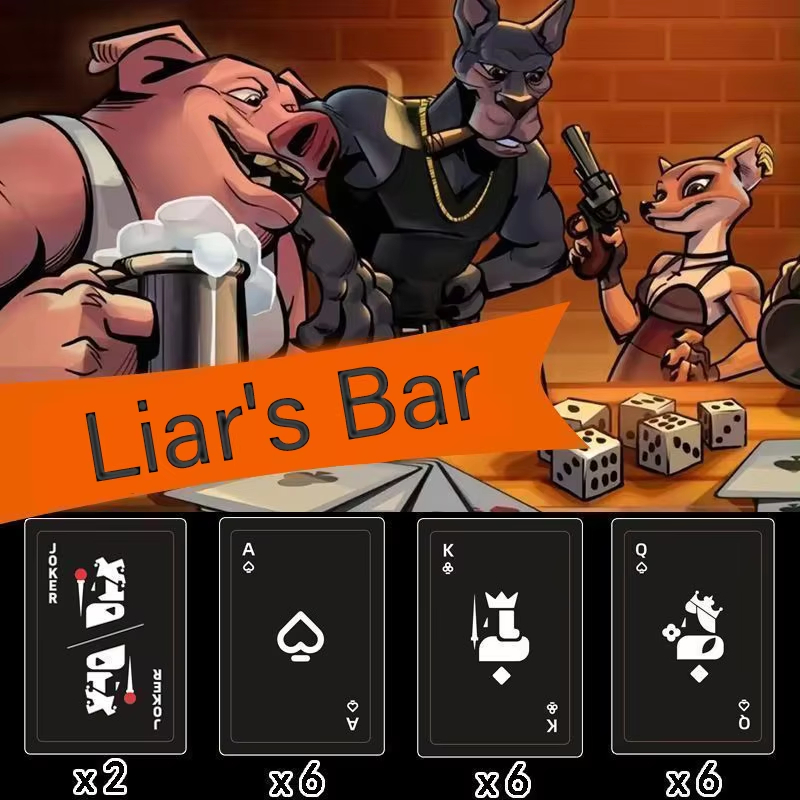 Liars Bar Table Card Game Card - Board Game Land recension och pris
