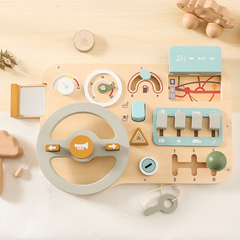 Kids Montessori Toys Car Busy  - Board Game For Kids recension och pris