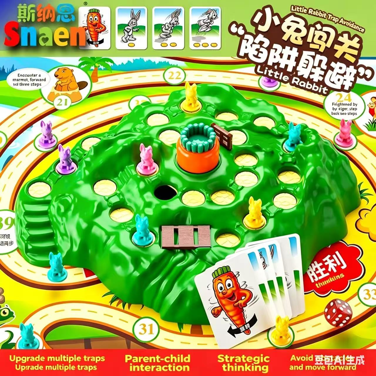 Hot Sale Fun Toy Rabbit Trap U - Board Game Land recension och pris