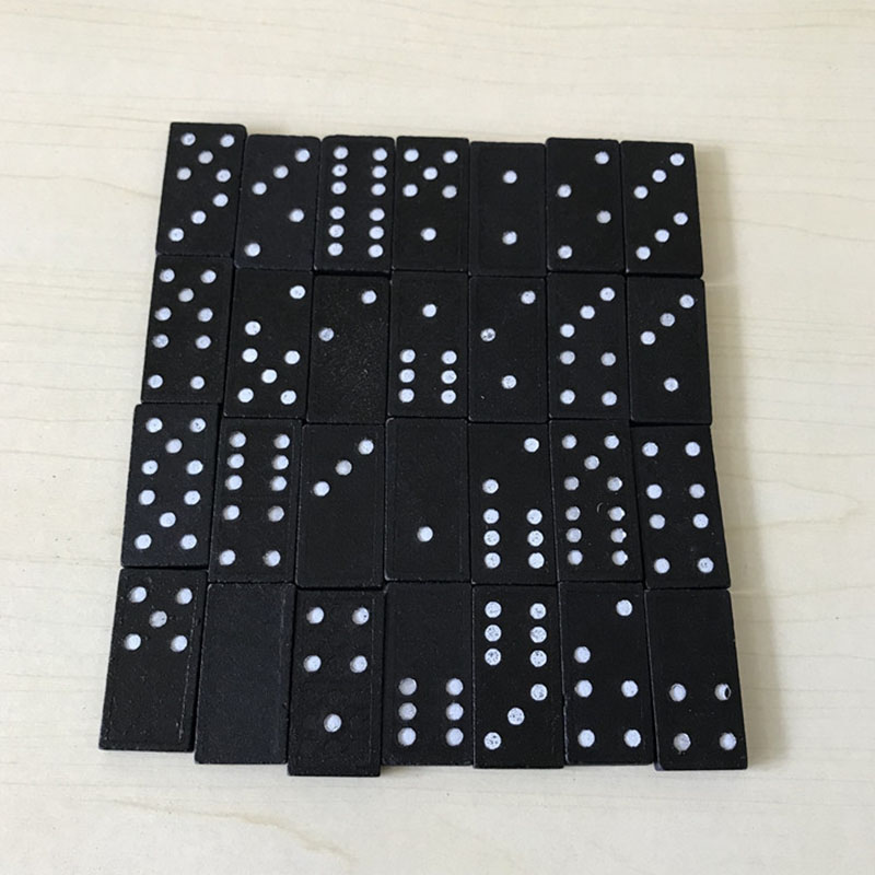 28pcs/Set Wooden Domino Board  - Board Game Land recension och pris