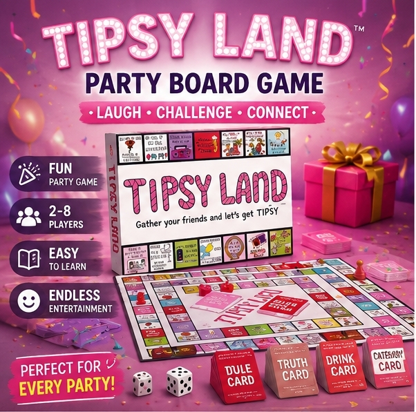 Party Gift of Tipsy Land Party - Board Game Land recension och pris