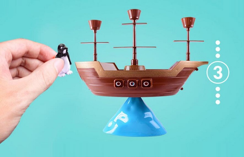 Pirate Ship Balance Game Littl - Board Game Pirates recension och pris