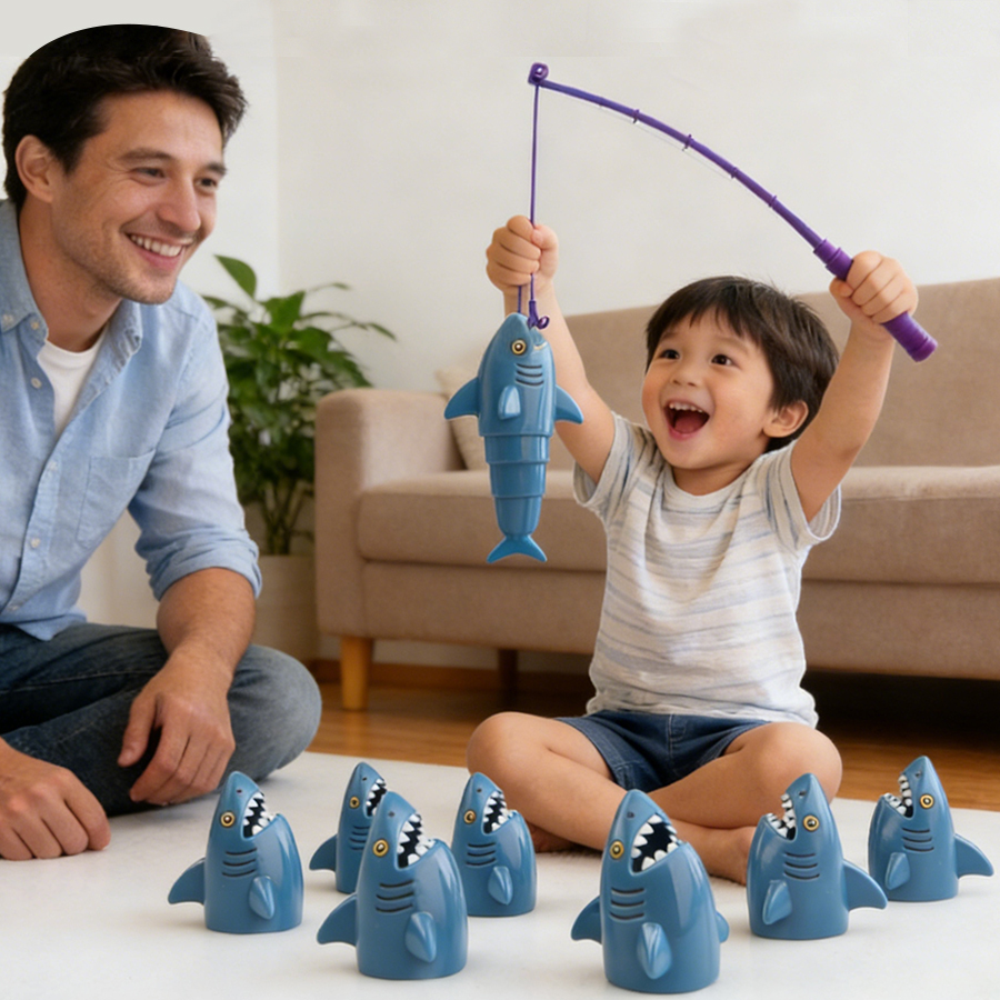 Popular Shark Style Fishing Bo - Board Game Land recension och pris