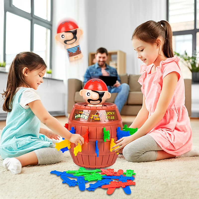 Funny Pirate Barrel Toy Sword  - Board Game Pirates recension och pris